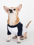 ILLINOIS <br> PUPPY 3/4 SLEEVE BLEND <br> WHITE / NAVY